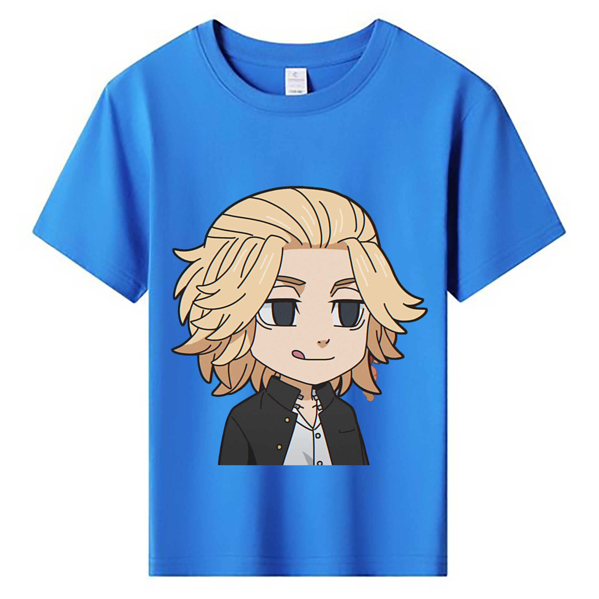 （画像用） 東京リベンジャーズ Tokyo Revengers 綿100％キッズTシャツ（フロントプリント）